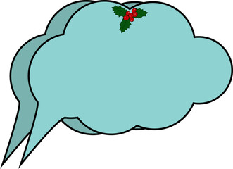 Christmas Speech Bubble