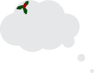 Christmas Speech Bubble