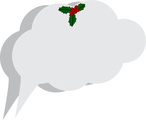 Christmas Speech Bubble