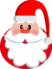 cute santa claus icon