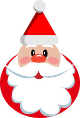 cute santa claus icon