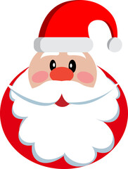 cute santa claus icon