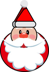 cute santa claus icon