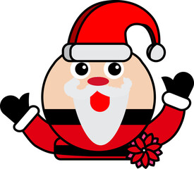 cute santa claus icon