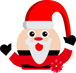 cute santa claus icon
