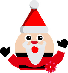 cute santa claus icon