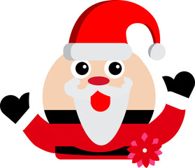 cute santa claus icon