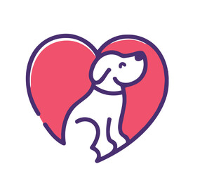 two hearts with a heart