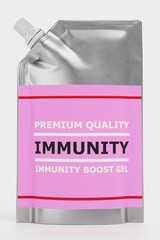 Realistic 3D Render of Immunity Gel