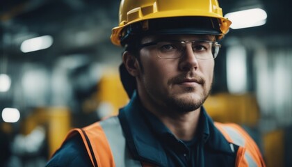 Obraz premium Offshore worker in the oil and gas industry