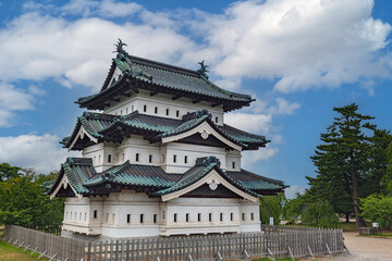 青森 弘前城 本丸天守の風景