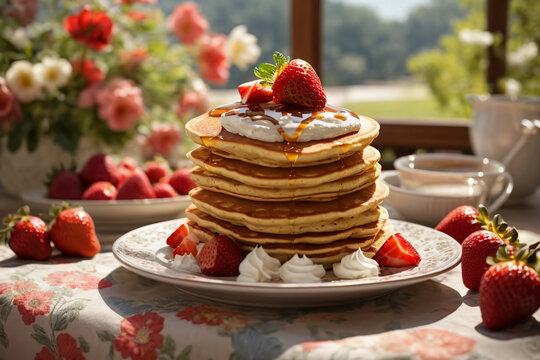Visual Palate: Painting a Delectable Morning Spread of Whole-Grain Pancakes and Fresh Berries
Generated with AI