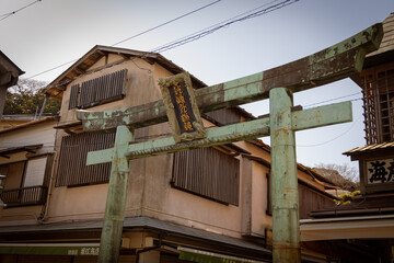 Torii door in enoshima island