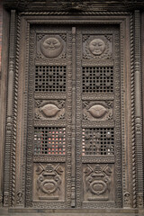 Kathmandu, Nepal- April 20,2019 : The Pashupatinath Temple is a Hindu temple located on the Bagmati River in Kathmandu, Nepal.