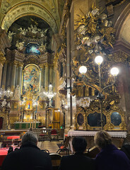 Mozart concert in St. Peter's Church, Vienna, 2023. - 687234047