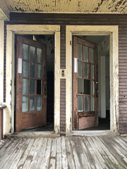 Two Doors To An Empty House