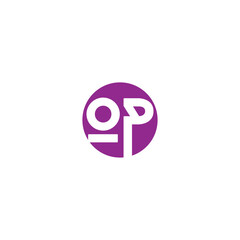 OP Logo Letter Vector Logo Design for a Modern Company