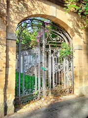 Gate of  ancient  country house