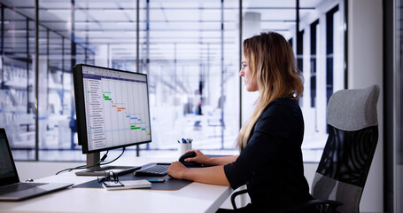 Gantt Software Project Document Plan List