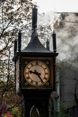 Closeup of Gastown Steam Clock 