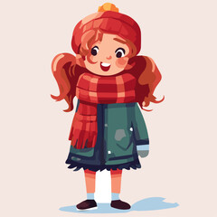 Christmas winter character