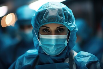 A healthcare worker's hidden identity reveals the selfless dedication and sacrifice behind the protective layers of clothing and a human face