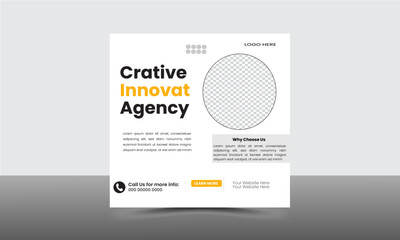 Business social media post design template