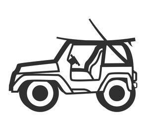 Bushcraft, Hiking, Camping - Symbol. Vector