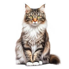 Fototapeta premium Norwegian Forest cat