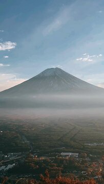 mountain in autumn, japan, travel, mt fuji, fuji, Mountain Mt fuji, Japan Mt fuji, mountain, landscape, sky, volcano, nature, snow, mount, clouds, mountains, cloud, peak, green, summer, day, grass, hi