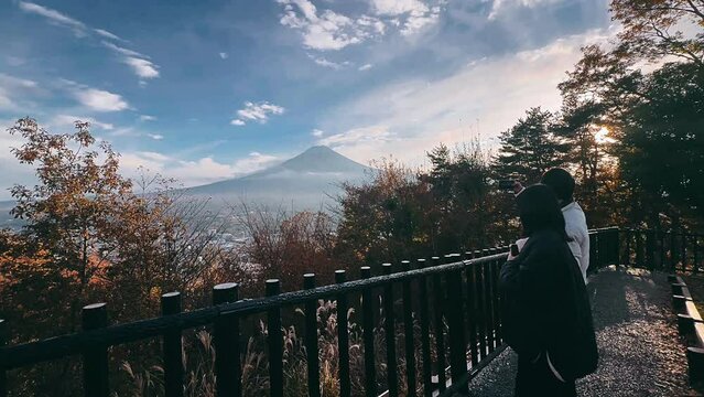 mt fuji, japan, mountain, travel, mt fuji japan mountain, snow, fall time, Mt fuji in japan,walking, woman, park, nature, walk, people, winter, road, path, tree, autumn, forest, person, snow, trees, s
