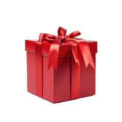Obraz premium red gift box