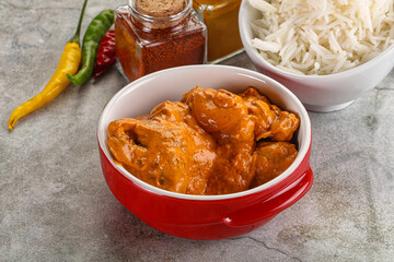 Indian cuisine - chicken butter masala