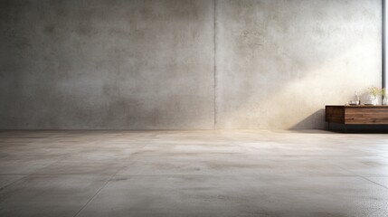 A floor covered in brushed concrete, showcasing a raw and industrial appeal.
