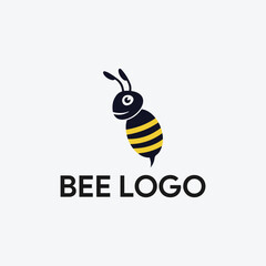 bee buzz logo design vector