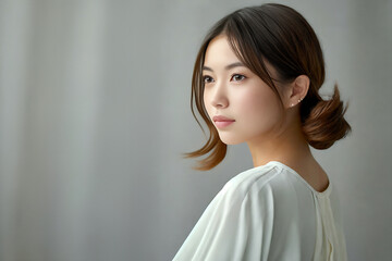 美しい女性のポートレート