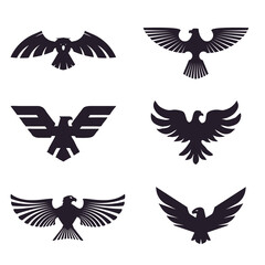 Eagle icon logo on a white background