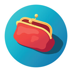 Illustration of an old wallet