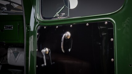 Passenger door panel in a truck