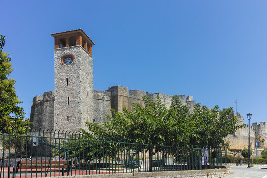 Street and building at town of Arta, Epirus, Greece