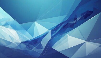 abstract polygon blue background - obrazy, fototapety, plakaty