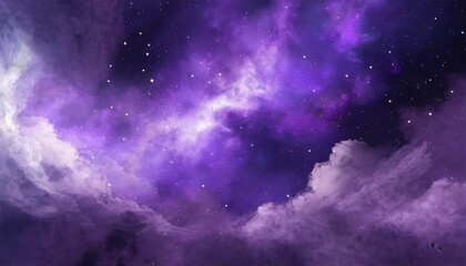 Obraz na płótnie Canvas purple space cloud galaxy background