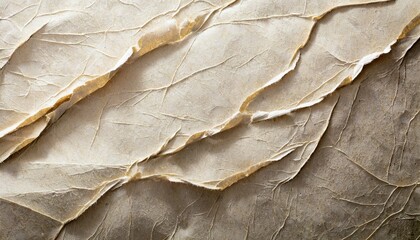 soft brown crumpled winkle detail background paper texture - obrazy, fototapety, plakaty
