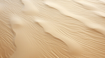Fototapeta na wymiar Smooth Sand Patterns Left by Receding Tide Background
