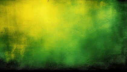a vibrant yellow and green background with a sleek black border created with generative ai technology