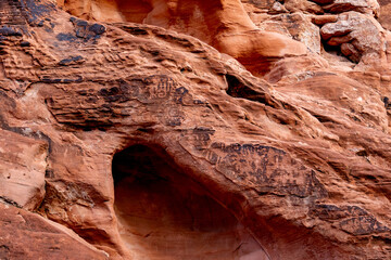 Valley of Fire - Native American Rock Carvings