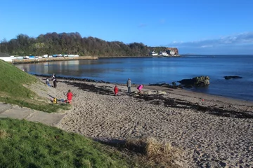 Fotobehang Beach, Aberdour, Fife. © Calum Smith