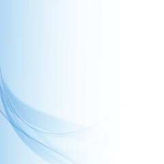 Abstract blue background with futuristic wavy illustration