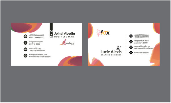 Business card , icon , design ,