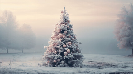 tree in the snow